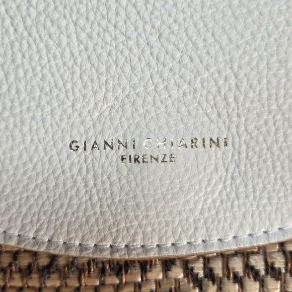 Gianni Chiarini Firenze Woven Leather Crossbody Bag Made in Italy - Picture 12 of 12